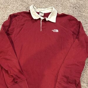The North Face Men's Red Long Sleeve Shirt